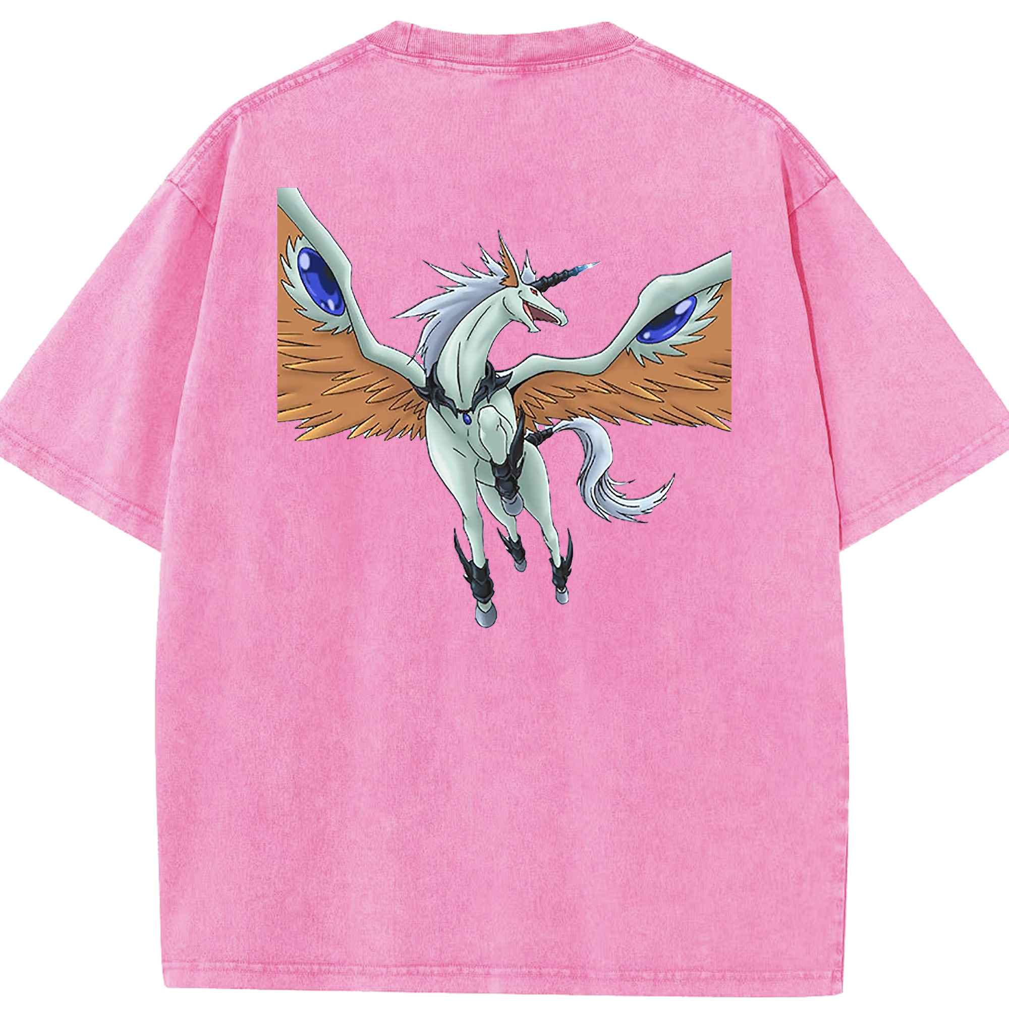 （画像用） 遊☆戯☆王 Yu-Gi-Oh! 綿100% ヴィンテージ風 半袖Tシャツ（背面プリント）